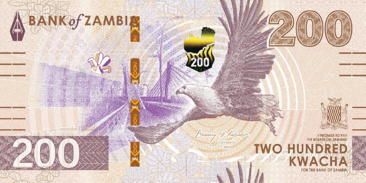 (592) ** PNew (PN66) Zambia - 200 Kwacha (2024(2025))